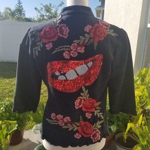 CATO Handmade Decorated Women Jacket S
